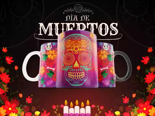 vectores plantilas DÍA DE MUERTOS,FESTEJO,